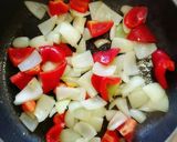 鶏モモ肉とパプリカの照り焼き作り方10写真