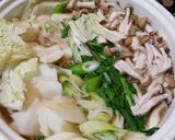 1歳児と一緒に食べる～ゴマ豆乳鍋～作り方2写真