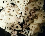 子供も大好き！れんこんのそぼろ煮作り方3写真
