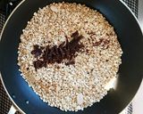 簡単手作りグラノーラ☆チョコバナナ味。作り方5写真