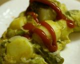 *そら豆と桜えびのスパニッシュオムレツ*作り方17写真