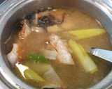 こんがり焼き鯖味噌汁で自然薯のとろろ汁作り方9写真