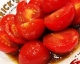 トマトだけ〜‼トマトわさびポン酢♥作り方3写真