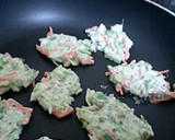 簡単離乳食　卵不使用　お好み焼き作り方4写真