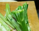勿体無い！ブロッコリーの茎の炒め物作り方2写真