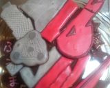 仮面ライダービルド★キャラ立体ケーキ作り方6写真