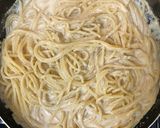 生クリーム不使用☆豆乳クリーム明太パスタ作り方4写真