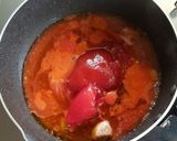 トマトチキンうどん作り方4写真