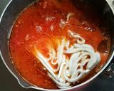トマトチキンうどん作り方6写真