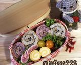 簡単】キャラ弁 チーズ入りくるくる卵焼き作り方25写真