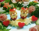 クリスマスに♡リースサラダ作り方2写真