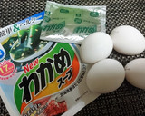 簡単★手軽に【ワカメスープだし巻き卵】作り方1写真