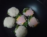ハムチー挟んだ簡単れんこん餅！作り方4写真