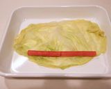 ［簡単カニカマ キャベツ クルクル巻き］作り方3写真