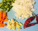 【男飯】ドライカレー【温泉卵】作り方1写真