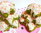 ★抹茶パンとスイートポテトでクリスマス★作り方8写真