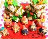 ★抹茶パンとスイートポテトでクリスマス★作り方17写真