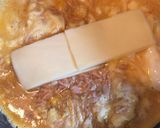 簡単な朝食ツナとチーズ入りオムレツ作り方5写真
