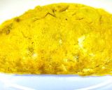簡単な朝食ツナとチーズ入りオムレツ作り方7写真