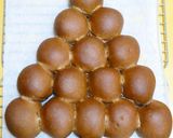 Xmasクリスマスツリーチョコちぎりパン作り方21写真