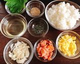 鮭とらっきょの昆布うま味たっぷり混ぜ寿司作り方1写真