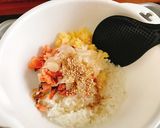 鮭とらっきょの昆布うま味たっぷり混ぜ寿司作り方3写真