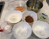 Wチョコクリームの、チョコロールケーキ！作り方4写真