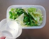 レンジで簡単☆キャベツの胡麻ツナ和え。作り方3写真