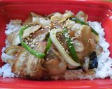 源たれで味付け!焼肉丼♪作り方5写真