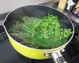 豆苗とバナナの胡麻和え作り方1写真