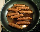レッツ♪春菊♪肉巻き♪作り方4写真