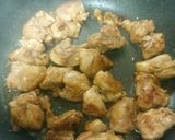 鶏モモ肉と青梗菜の炒め物(とろみ付け)作り方5写真