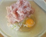 *白菜と鶏つくねのクリーム煮*作り方2写真