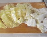 *白菜と鶏つくねのクリーム煮*作り方5写真