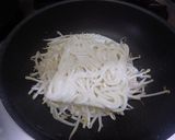 もやしのうどんカルボナーラ作り方1写真