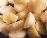クリスマスカラー♡めんたいポテマヨ焼き作り方4写真