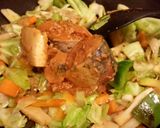 【速い簡単ガッツリ野菜の！】回鍋サバ味噌作り方2写真