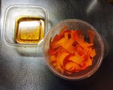 ピーラーで簡単人参マリネ作り方1写真