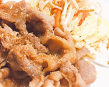 旨い！豚こましょうが焼き 炒め野菜添え作り方12写真