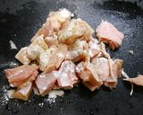 糖質制限！鶏と蓮根のピリ辛炒め作り方2写真