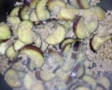 なすと豚挽肉のバカタレ炒め作り方3写真