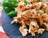 胸肉蒸し鶏をパスタ代わりに！低糖質パスタ作り方7写真