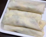 納豆おつまみ春巻き!作り方4写真