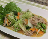 白菜と豚肉のササっと炒めあんかけ風作り方5写真