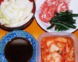 豚肉と白菜キムチの和風炒め(豚キムチ)作り方1写真