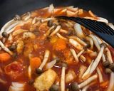 簡単ヘルシー、鶏胸肉でチキンのトマト煮作り方8写真