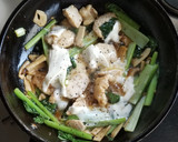 ほうれん草と鶏モモ肉のチーズ炒め作り方7写真