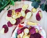 レンジで簡単♥パリパリおさつチップス作り方5写真