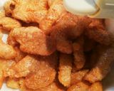 おつまみ＊油不使用＊パリパリ♪鶏皮唐揚げ作り方6写真