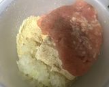 高野豆腐で鳥つくね作り方2写真